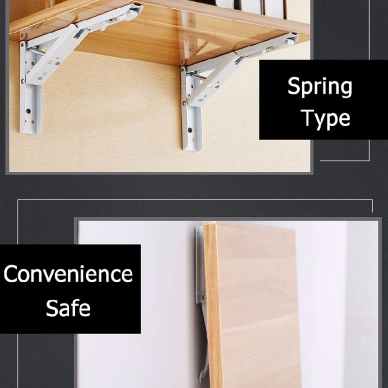 2 stk trekant foldebeslag justerbar vægmonteret bordhylde tunge bænk support møbler hardware tilbehør