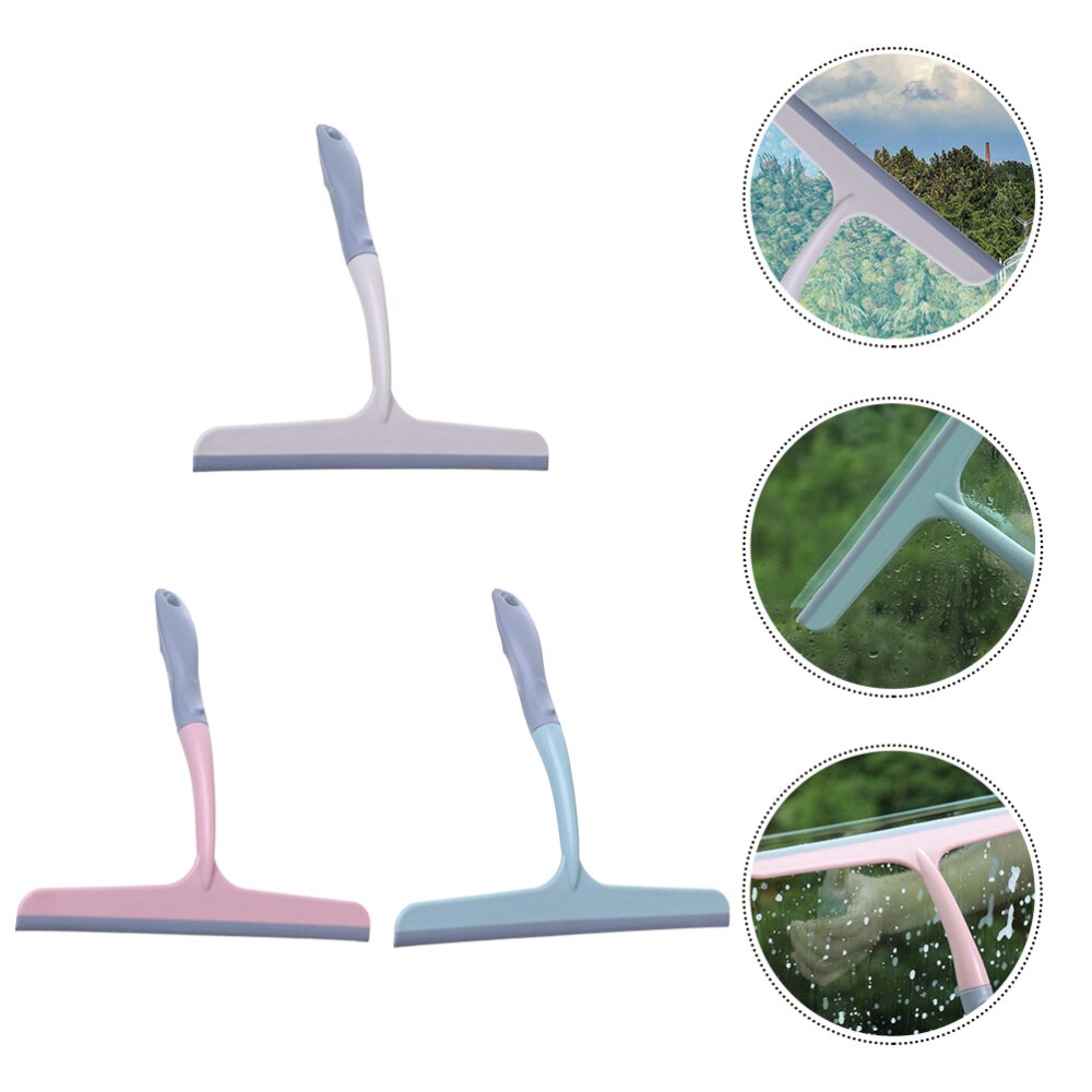 3Pcs Cleaning Squeegee Window Squeegee Glass Cleaning Tool Glass Squeegee Window Cleaner for Home Glass Cleaning Window