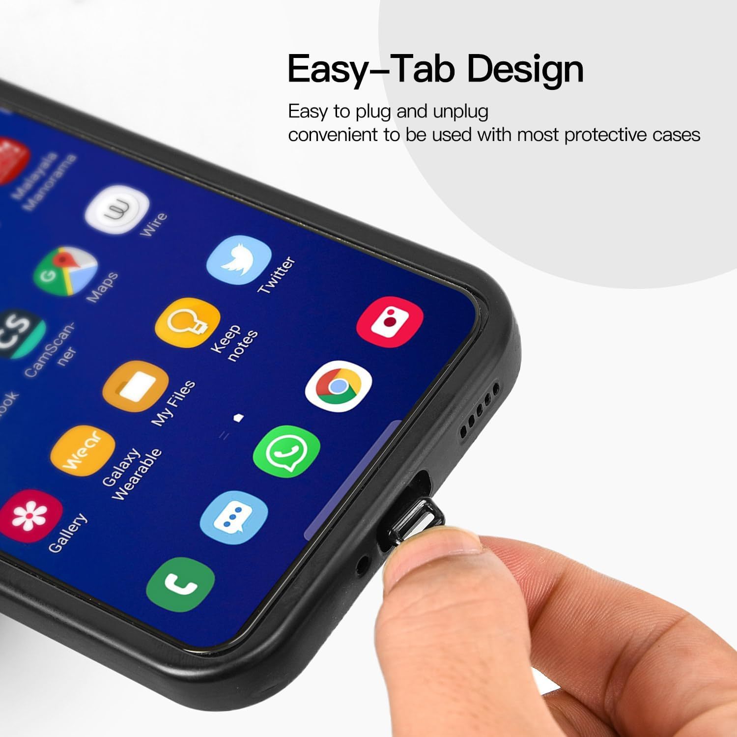 Zestaw wtyczek przeciwpyłowych robić telefonu Osłona wtyczki przeciwpyłowej USB C, zestaw smyczy i szczotki robić czyszczenia Środek robić czyszczenia portu ładowania