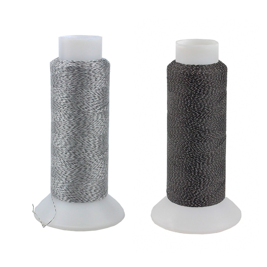 Silver Reflective Sewing &amp; Knitting Thread Yarn Good For Cap Glove Safety Clothing 0.2mm x500Meters