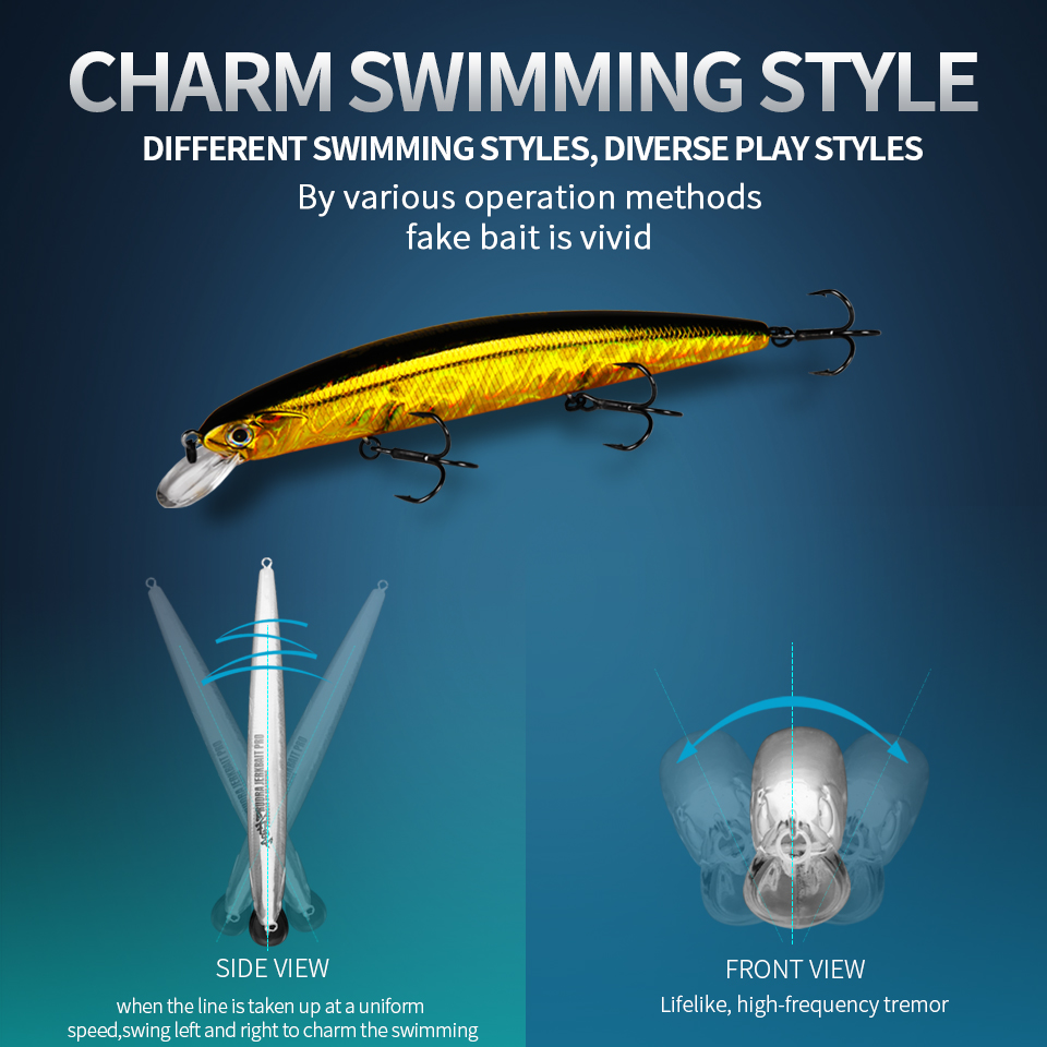 BEARKING 13cm 21g SP profondità 1,8 m Top esche da pesca Wobbler esca dura qualità pesciolino professionale per attrezzatura da pesca