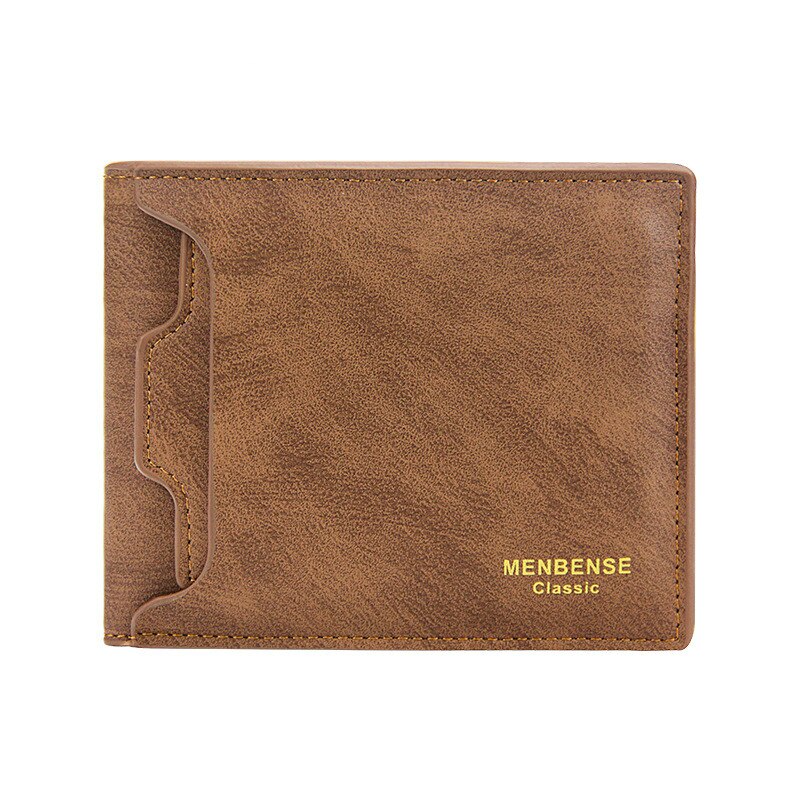 Mænds pu læder tegnebog kort multi-deck mænds tegnebog stilarter herre tegnebog mænds taske: D