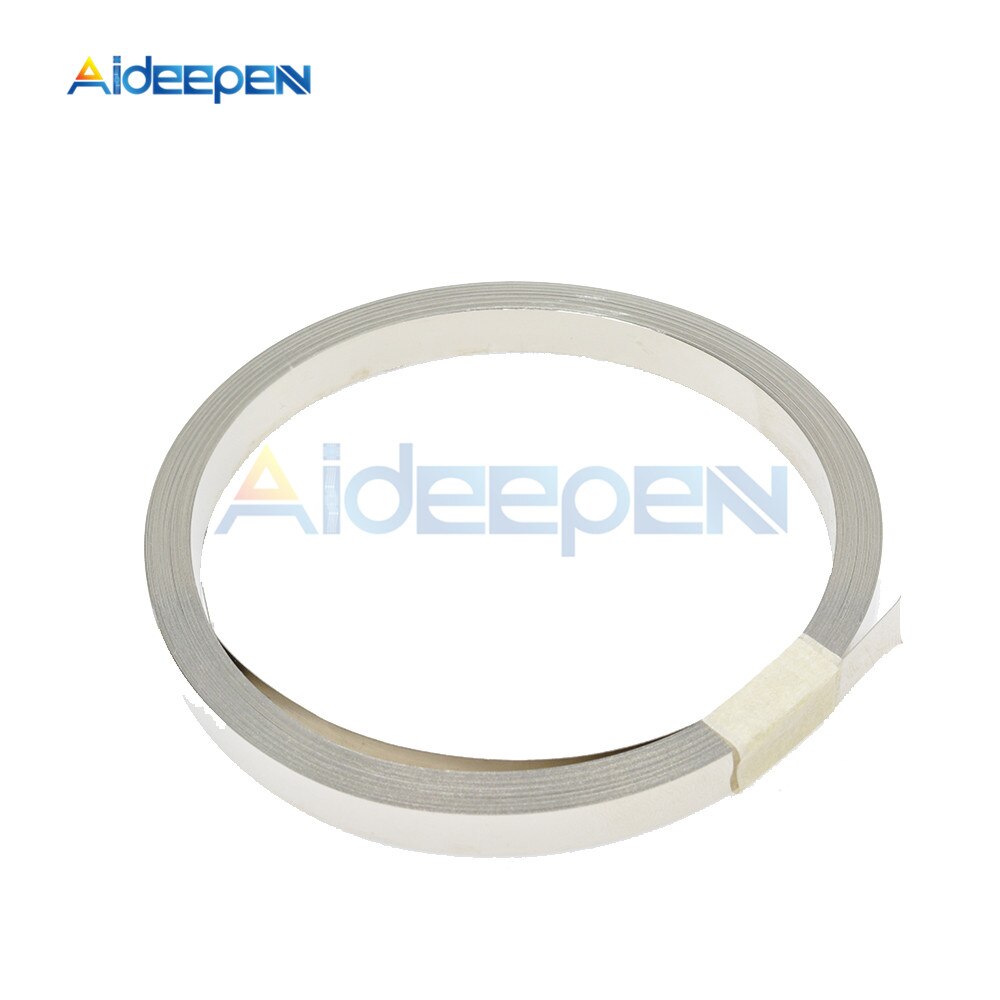 1 Roll 10m 18650 Li-ion Battery Nickel Sheet Plate Nickel Plated Steel Belt Strip Connector spot welding machine Battery welders