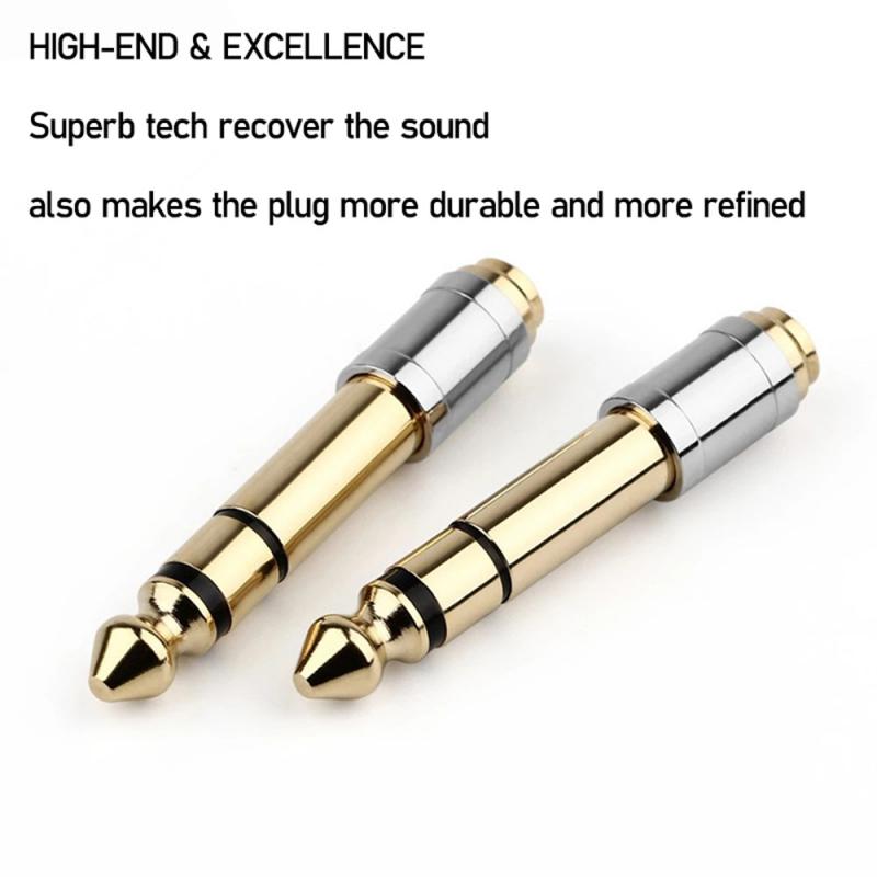 3,5 mm tot 2,5 mm/2,5 mm tot 3,5 mm/3,5 mm tot 6,35 mm/6,35 mm naar 3,5 mm adapter converter stereo audio hoofdtelefoonaansluiting
