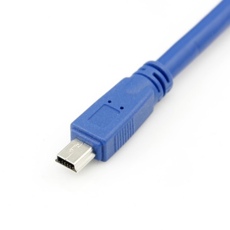 Usb 3.0 a han til mini 10 pin b forlængerkabelledning til tabletter camcorders hub hdd-stik