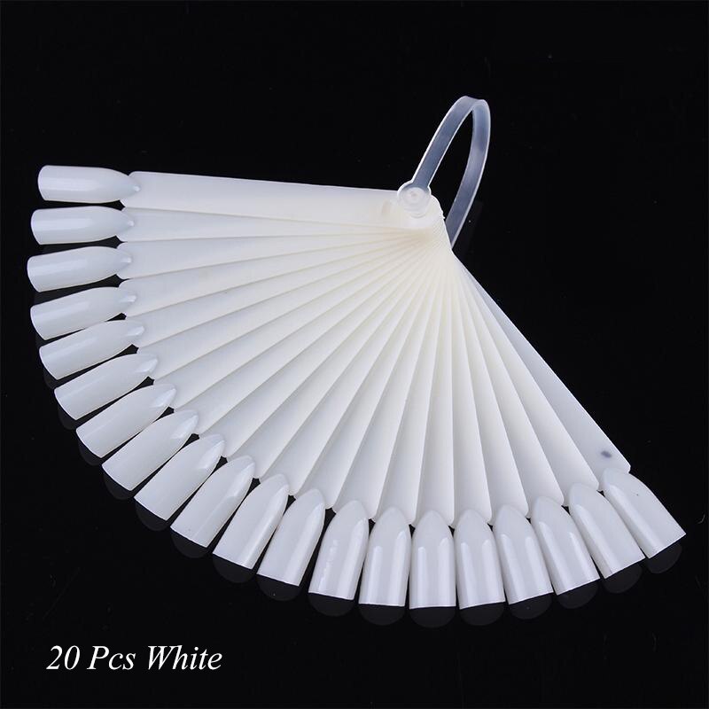 Lemooc nature clear black nepnagels tips volledige kaart waaier vingernagelkunst display oefen acryl uv gellak gereedschap decoratie: Patroon 4
