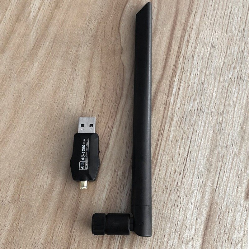 1200 mbps usb sem fio wifi adaptador dongle banda dupla 2.4g/5 ghz com antena 802.11ac