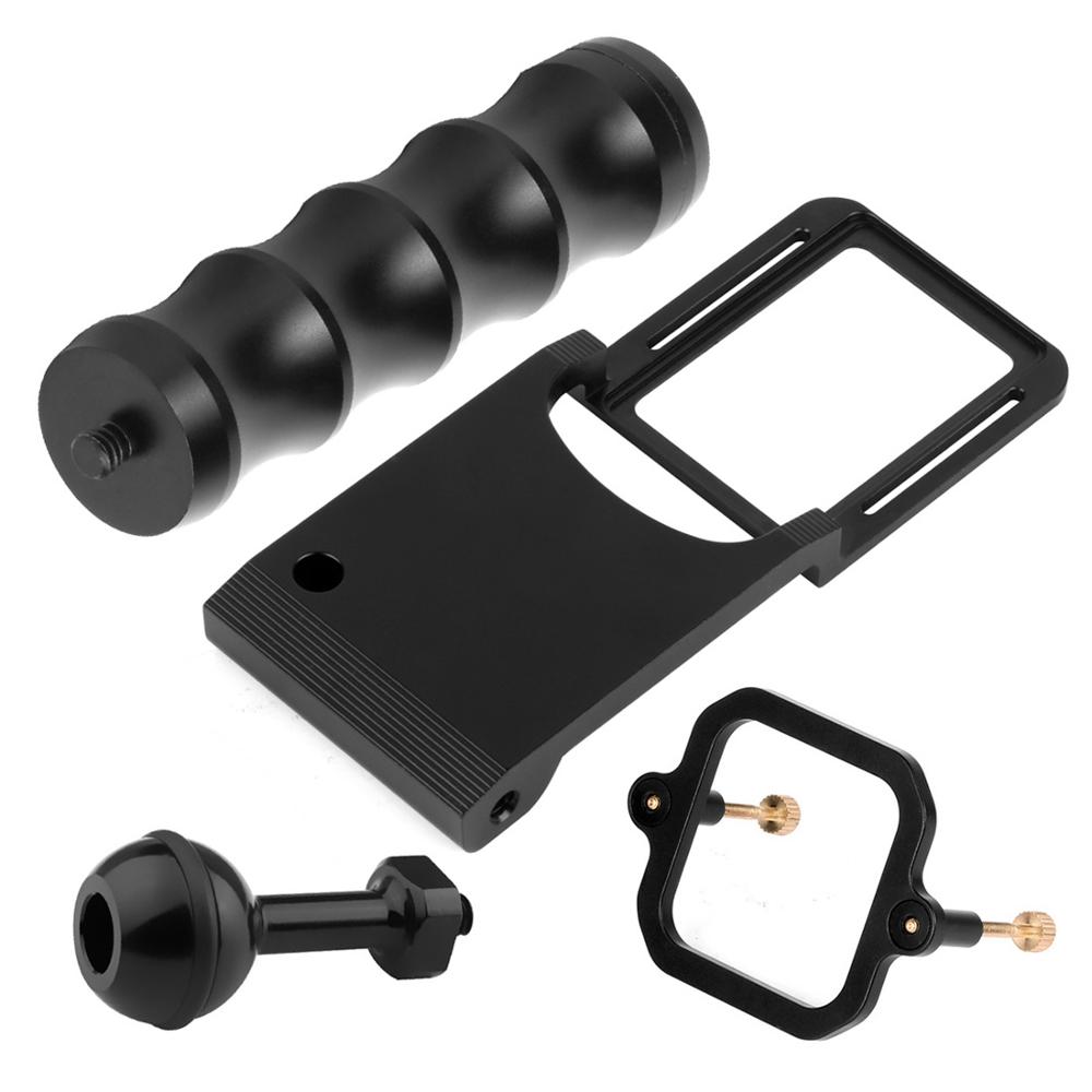 Cámara Gimbal Mount adaptador de interruptor placa con bola de cabeza para la Gopro Hero 7/6/5/4 sesiones deportes Cam para Osmo Zhiyun Feiyu: for session kit 2