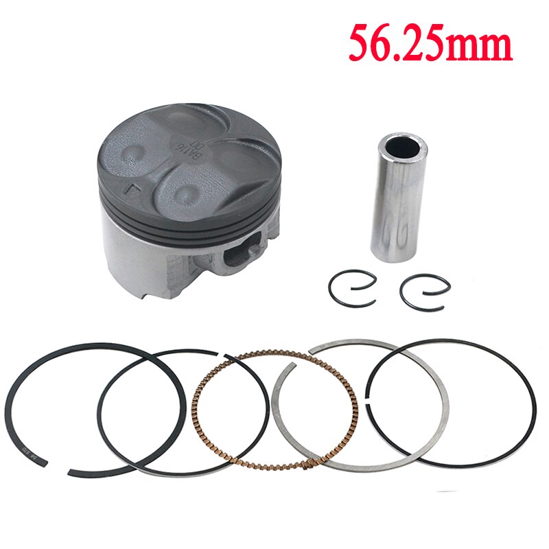 Kit de pistón y anillos para motocicleta YAMAHA FZR400RR SP 3TJ FZ400 4YR 3TJ-11631-00-00 STD ~ + 100 56mm 56,25mm 56,50mm 56,75mm 57mm: 1 Set 56.25mm