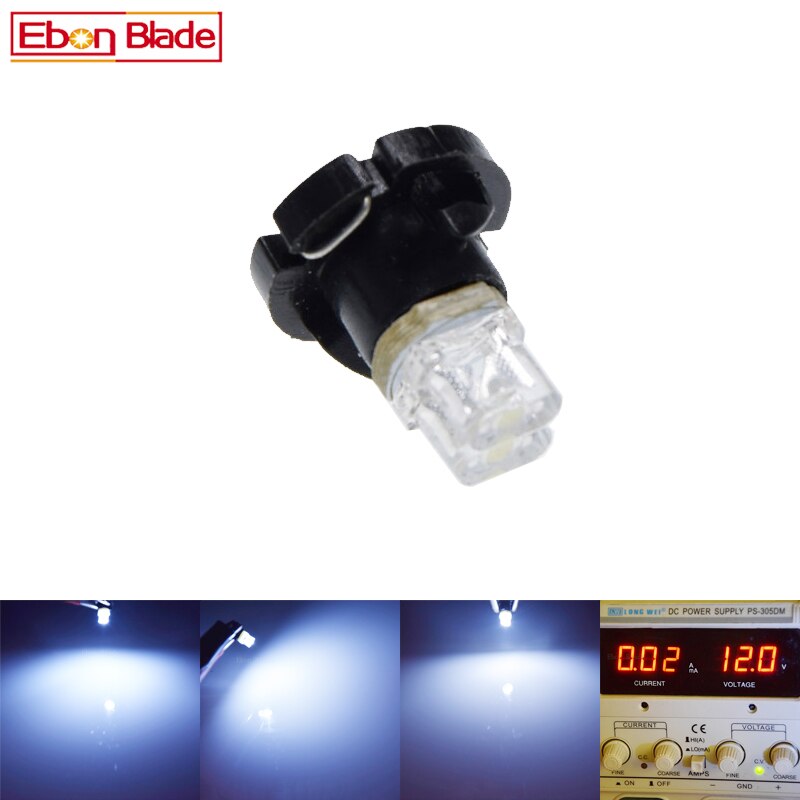 2 Pcs T4.2 T4 5050 Smd Led Neo Wedge Dashboard Instrumentenpaneel Light Auto Panel Gauge Speedo Dash Lamp Wit 6000K