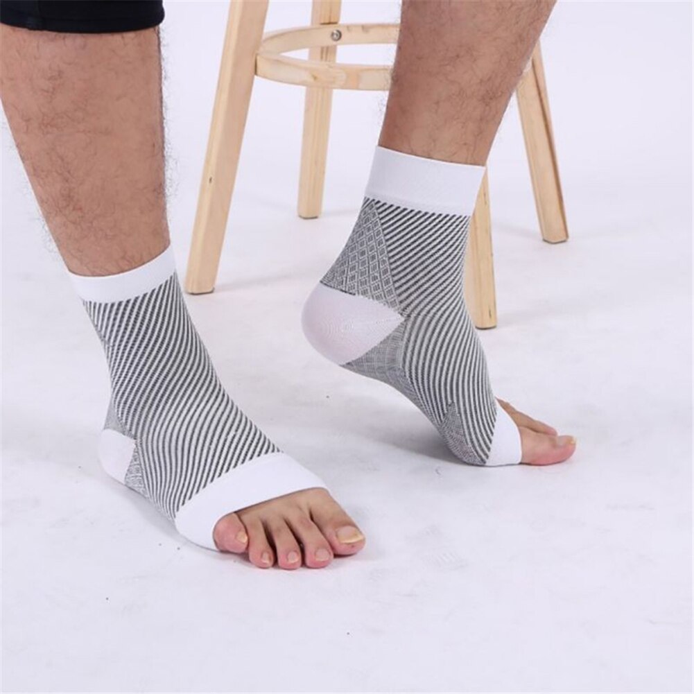 Protección para esguinces calcetines deportivos de presión de tobillo protección de tobillo de fibra de cobre calcetines protectores de tobillo mangas de compresión