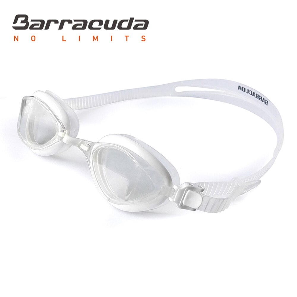 Barracuda Concurrentie Zwembril, Anti-Fog, Uv-bescherming, Voor Volwassenen #72755 Wit