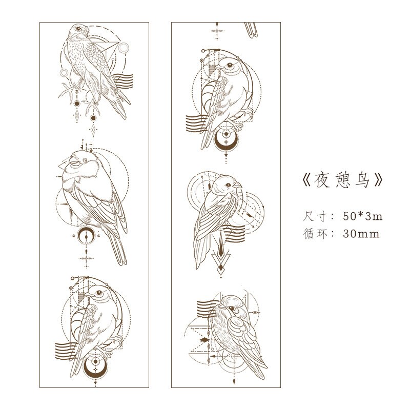 Cinta decorativa Vintage Washi Tape para decoración de fiestas, papel de aluminio Retro para manualidades Diy, álbum de recortes, envoltura de , planificador: D