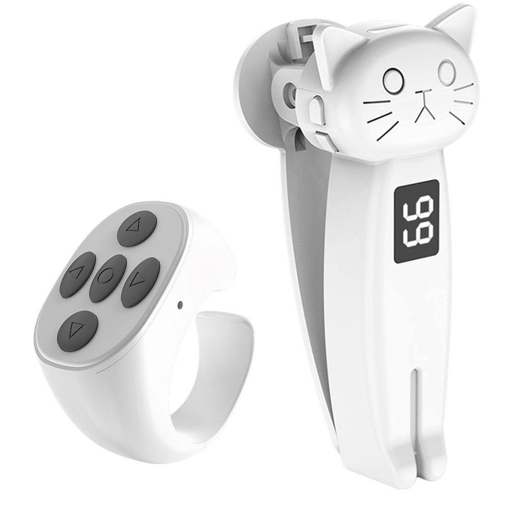 RF Remote Control Page Turner Clicker for Kindle Paperwhite Oasis Kobo EReaders Finger Clicker Remote Control for tiktok: Yellow