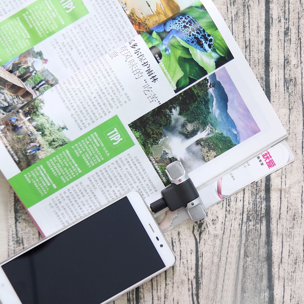 Mini Portable Mic Digital Stereo Microphone Digital Stereo Recorder for Phone Mic with 3.5mm Jack Device Recorder