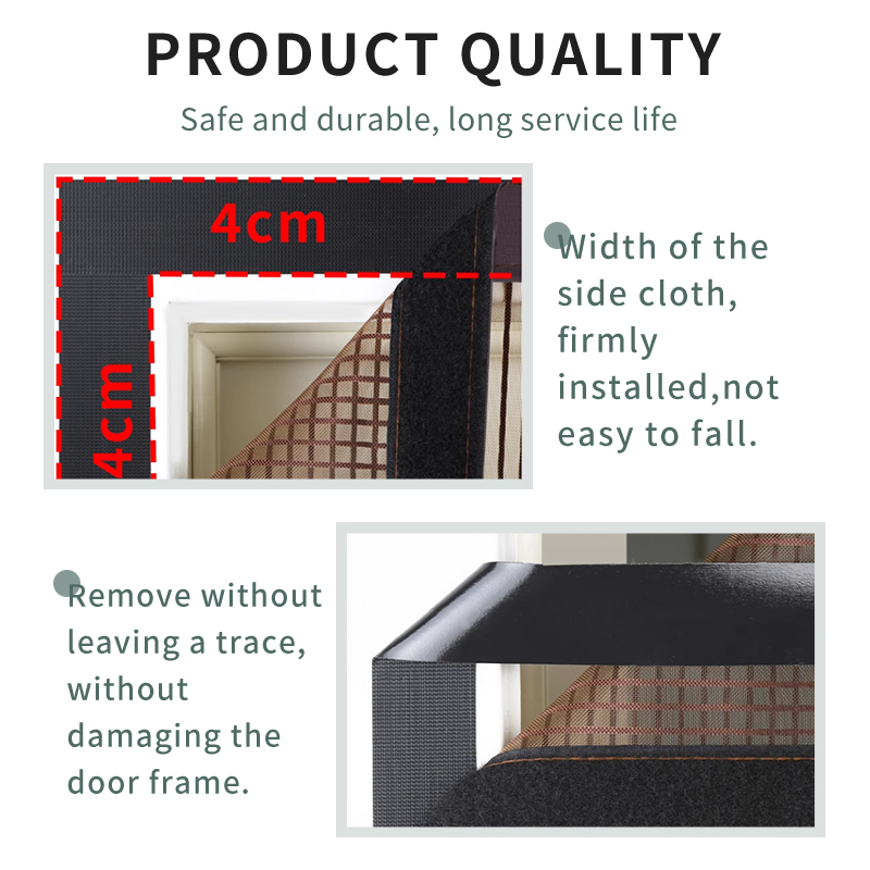 Magnetic Screen Doors, Heavy Duty Magnetic Door Screens, Reinforced Fiberglass Screens, Anti-mosquito Door Curtains