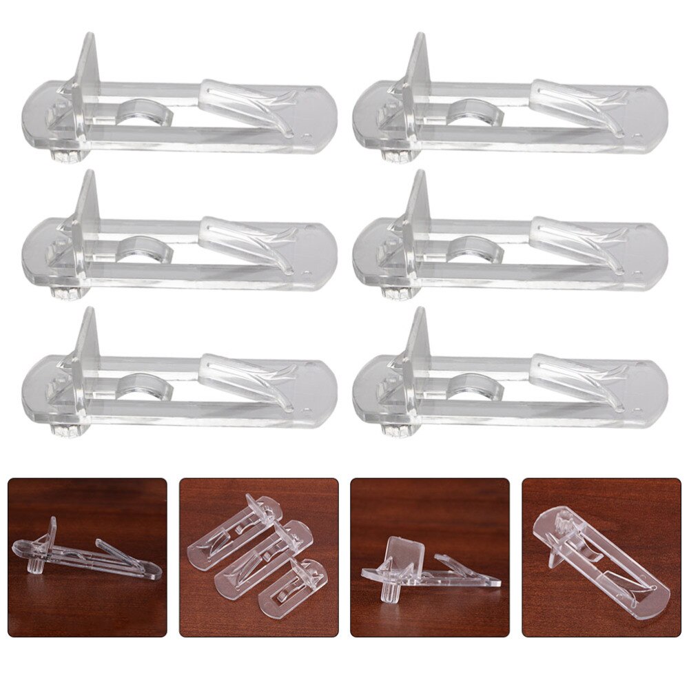 30Pcs Meubels Vergrendeling Plank Pin Kast Plank Clips Plank Ondersteuning Pinnen