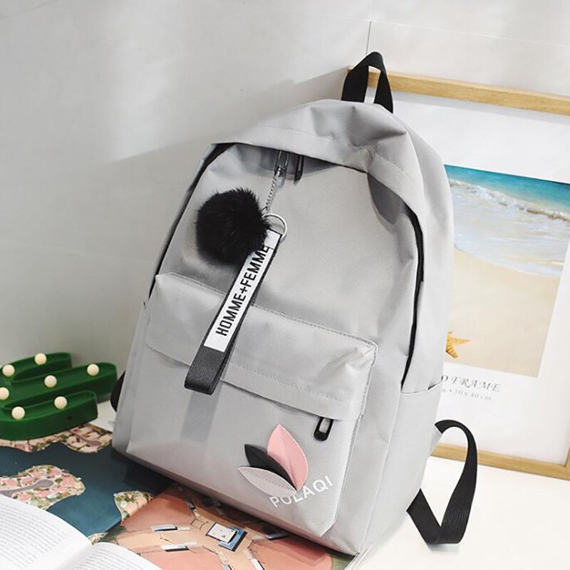 Blatt Rucksack Frauen Beg Sekolah Reise Casual Schule Tasche