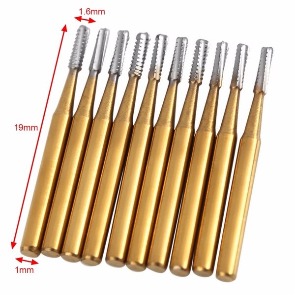 10pcs High Speed Dental Tungsten Steel carbide Bur... Grandado