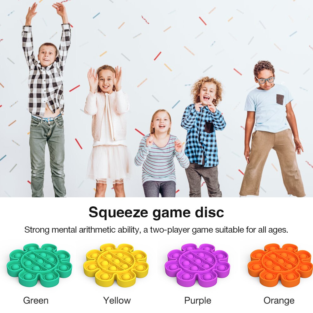 Antistress Speelgoed Bubble Popping Game Push Fidget Zintuiglijke Speelgoed Funny Adult Kids Reliver Stress Speelgoed Siliconen Autisme Speciale Behoeften