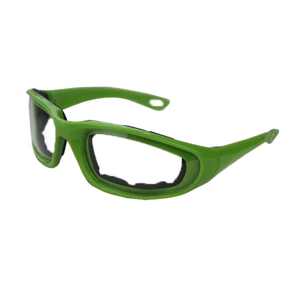 Gafas de seguridad para cocinar, protectores faciales sin lágrimas prémium, para cebolla, barbacoa, herramientas de cocina, protegen los ojos: Green