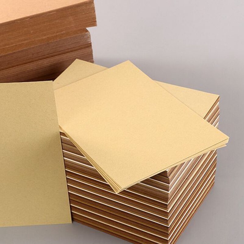 8K Kraft Paper 150G 100 Sheets A4 Kraft Paper DIY Handmade Kraft Cardboard