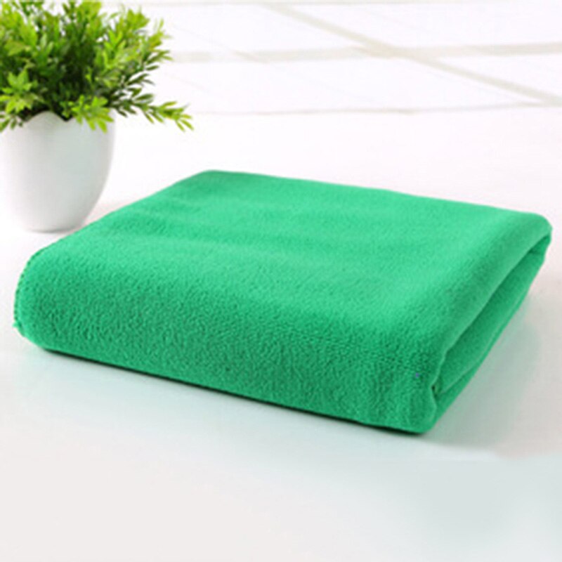 Multifarvet hurtigtørrende håndklæder rejser camping sport skønhedssalon gym mikrofiber håndklæde hjemme tekstil: Grøn