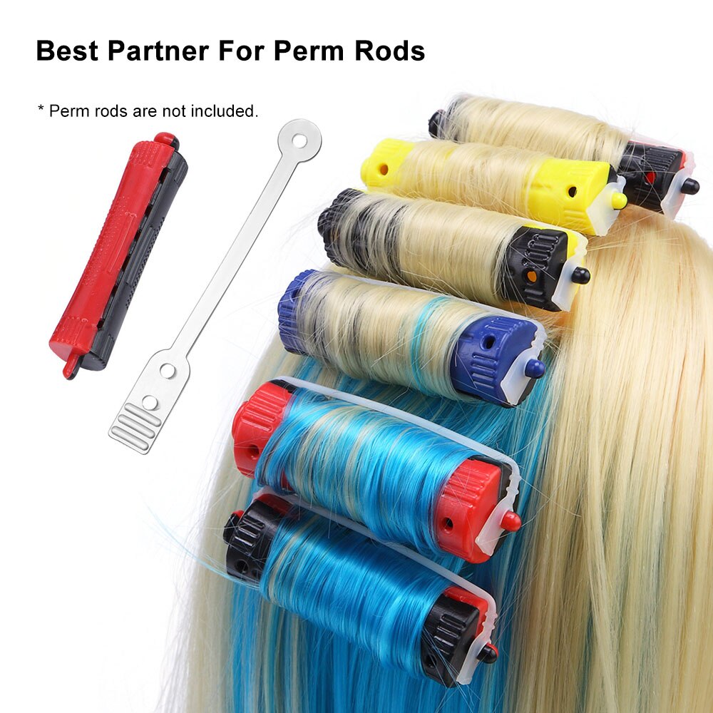50 stk perm stang bånd erstatning elastiske gummibånd til lange perm stænger curler roller hår styling værktøj