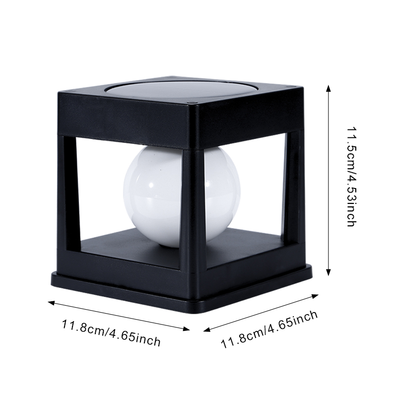 2LEDs Solar- Post Licht draussen Post Kappen Lichter Solar- Zaun Post Lampe Säule Lampen Wasserdicht für Holz Beiträge Terrasse Camping Dezember