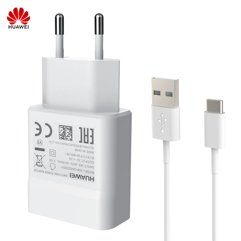 Chargeur Original Huawei 5V/2A - Prise UK, Pour P8, P9, P10, P20, Mate 10, Honor, Etc., Neuf
