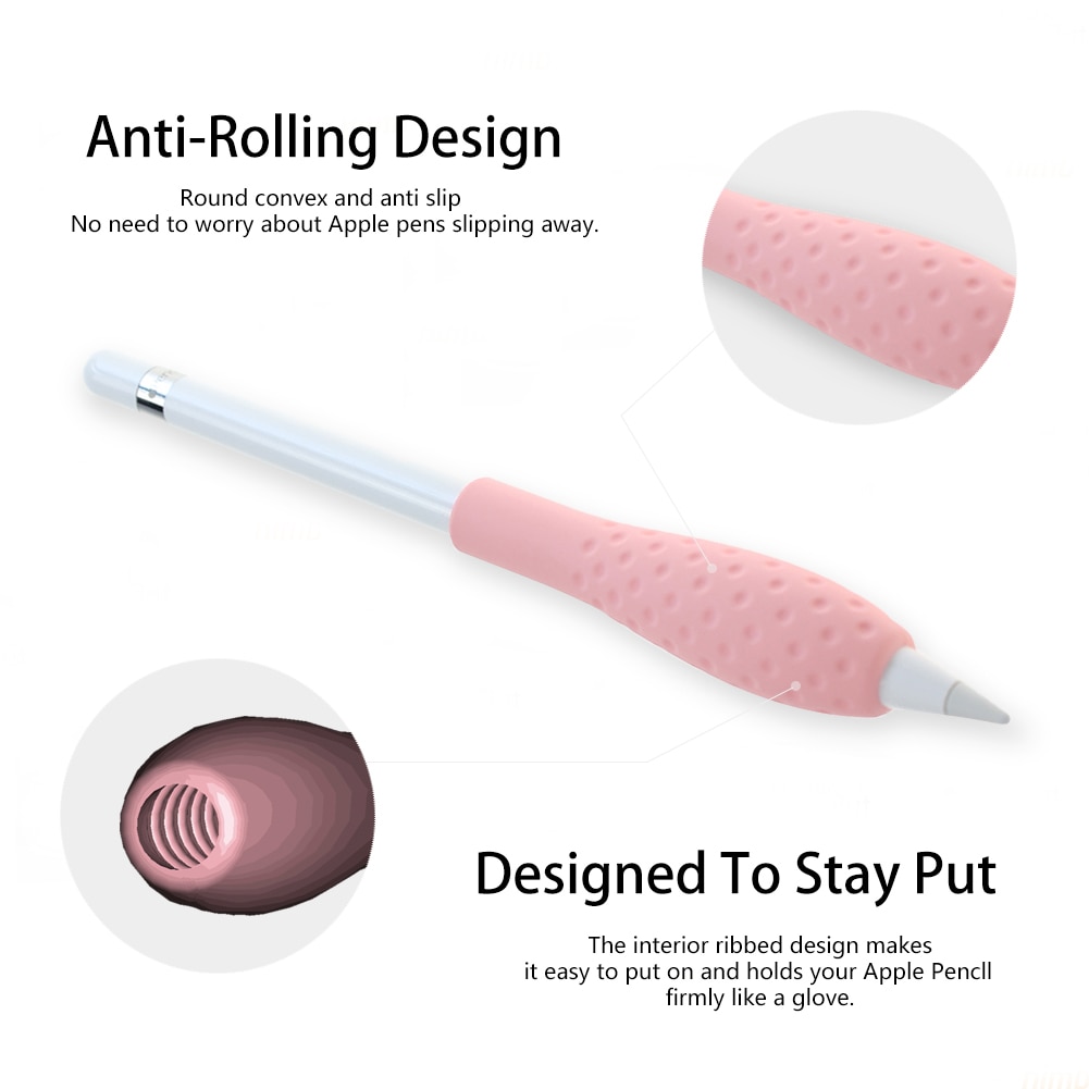 Case for Apple Pencil 1 &2th Generation Silicone Cover for IPad Tablet Touch Pen Stylus Short Sleeve Pouch