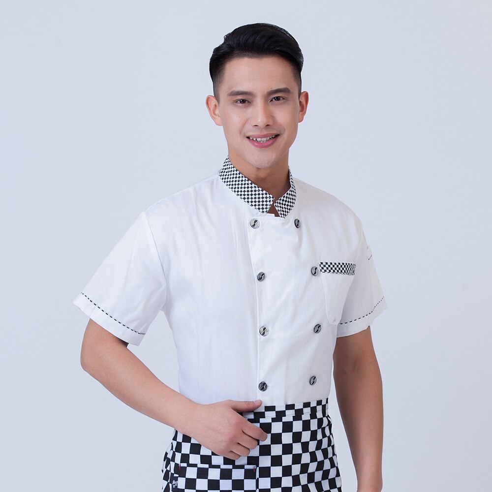 Uniforme transpirable para Chef, uniforme para camarera, panaderos, Chef, cena, , Hotel, postre, cafetería, Hotel: M