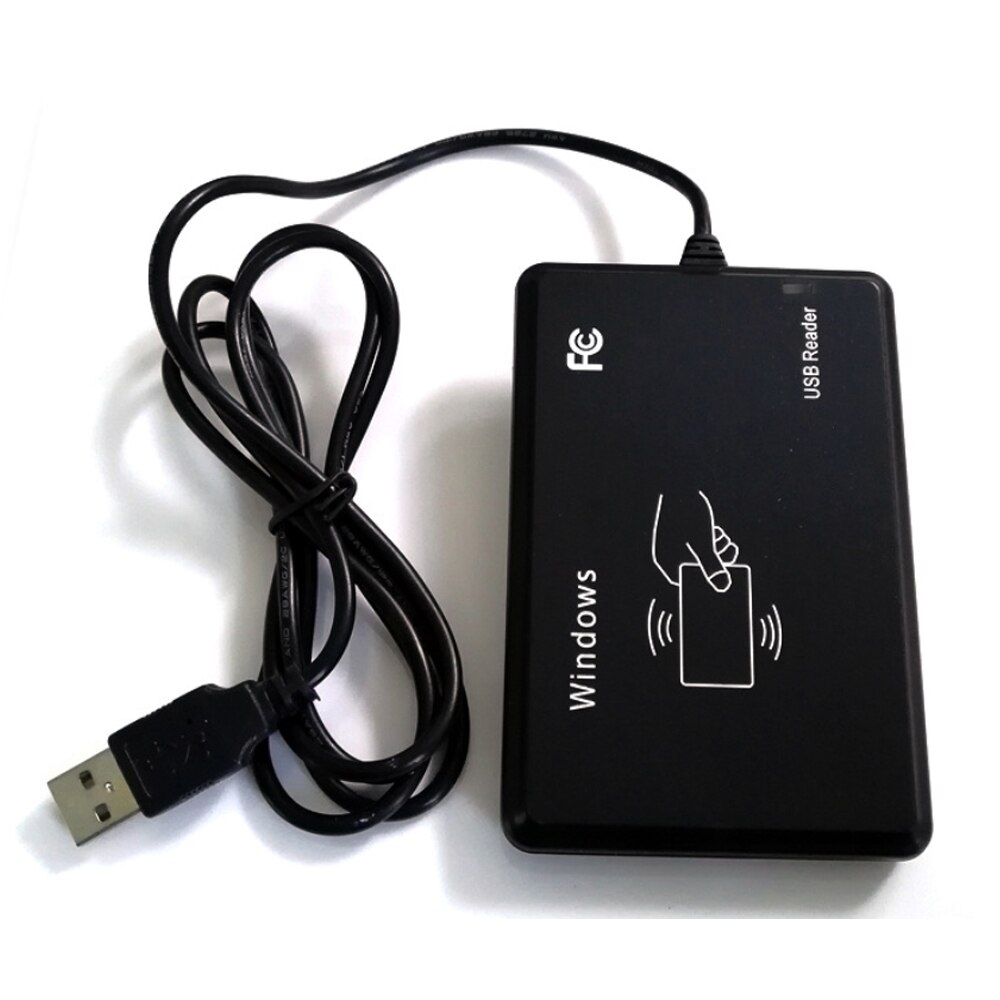 RFID Smart Reader USB Interface Card Reader Drive Free Dual-frequency Reader125KHz 13.56MHz Card Proximity Sensor Reader: Default Title