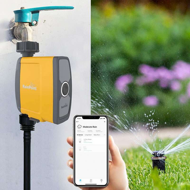 Wifi Verbinding Watering Timer Waterdicht Irrigatie Timer Water Timer Tuin Irrigatie Controller Smart Bevloeiing