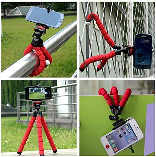 360 gradere universell mini mobiltelefon stativ stativ grep holder montering til kamera iphones samsung lg xiaomi huawei telefoner