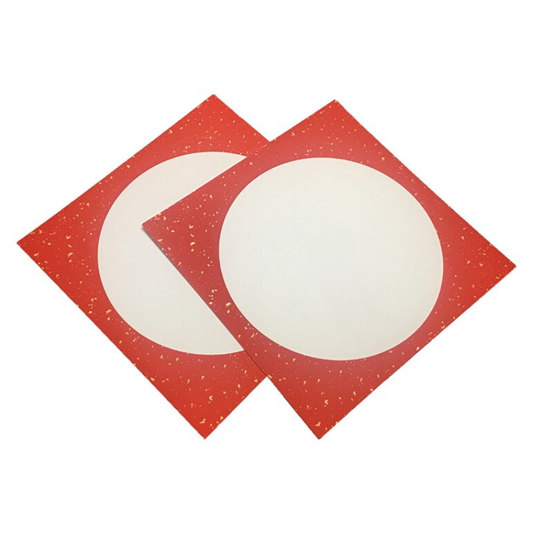 Goldene Folien roh Xuan Papier Objektiv Karte 10 stücke Papel Arroz freundlicher Malerei Karten Tinte Malerei Kalligraphie Halb Reif Reis papier