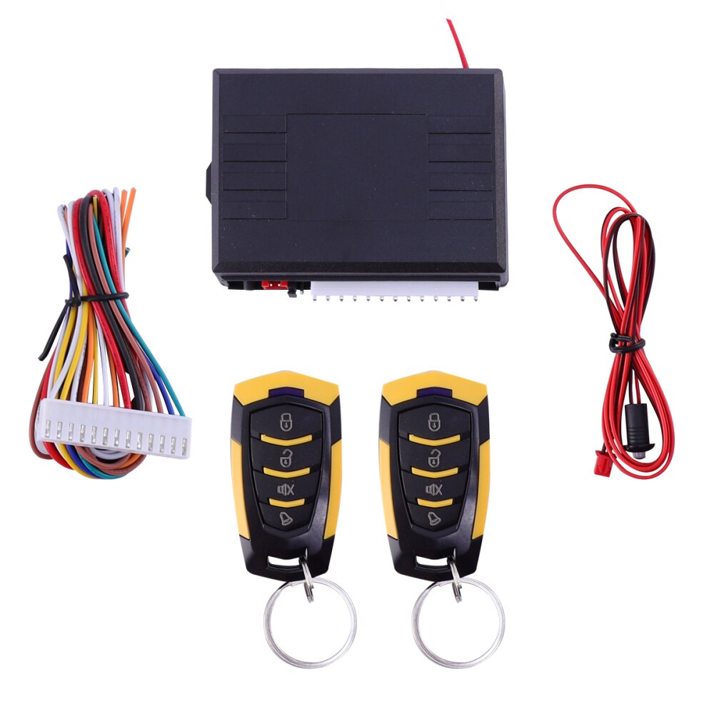 1 Set Car Alarm System Useful Practical Durable Alarm Accessory Anti Theft Device Car Security Tool for Automobile Auto