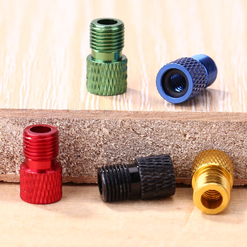 Schrader ventil adapter slitstark mtb cykel ventil omvandlare fast växel cykel presta till schrader ventil adapter