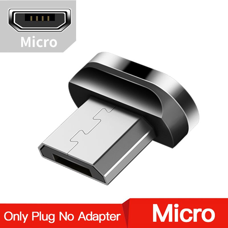 Essager Magnetische Micro Usb Adapter Voor Iphone Samsung Xiaomi Micro Usb Female Naar Type C Male Kabel Magneet Converters Connector: Only Micro Plug