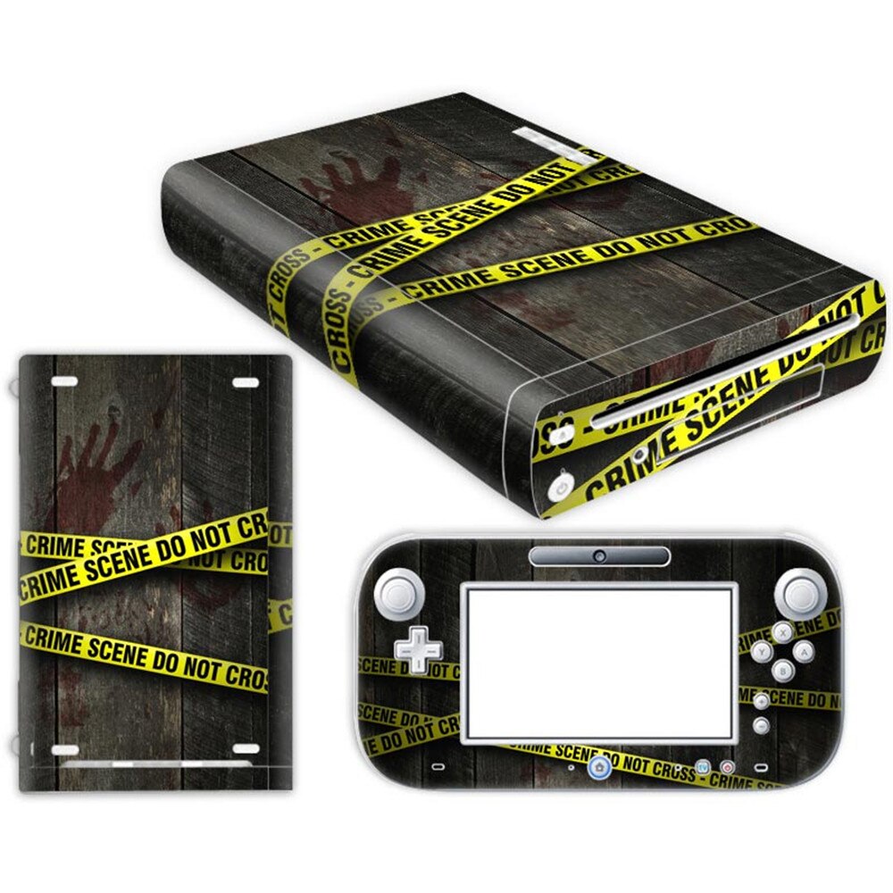 Vinyl Skin Sticker for Wii U Console and Controller