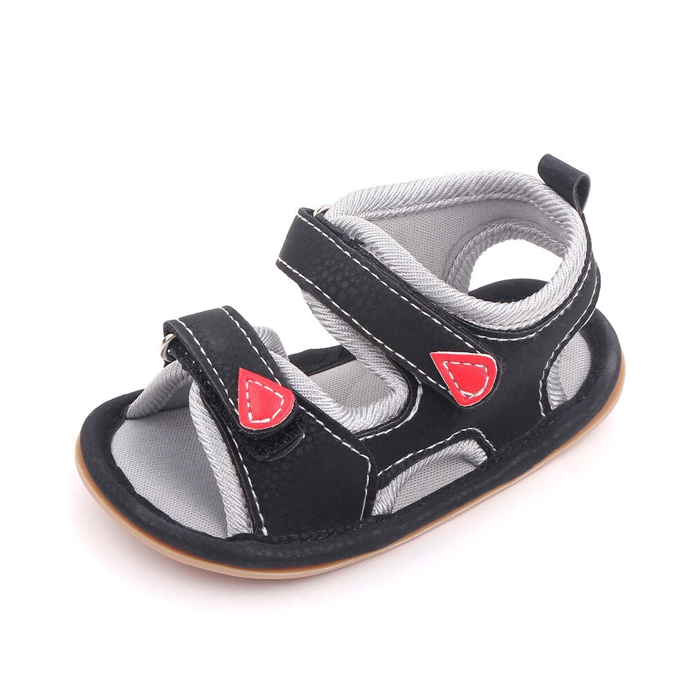 Baby Jongen Sandales Pasgeboren Bebes Zomer Schoenen Peuter Meisje Schoenen Voor 1 Jaar Oude Baby Lederen Sandalen Baby Accessoires 0-18M: GRAY / 7-12 Months