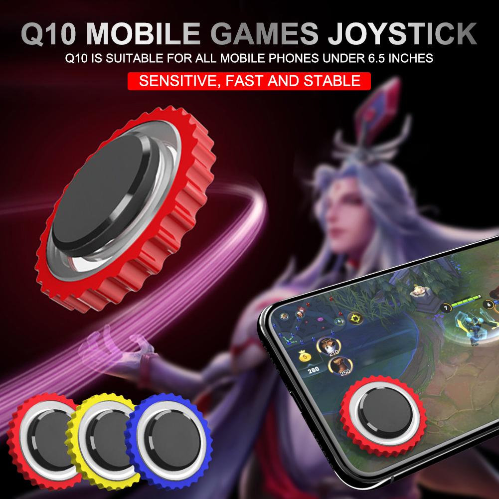 Q10 Mobile Games Joystick Round Game Joystick Screen Sucker Controller For Android IOS Mobile Computer