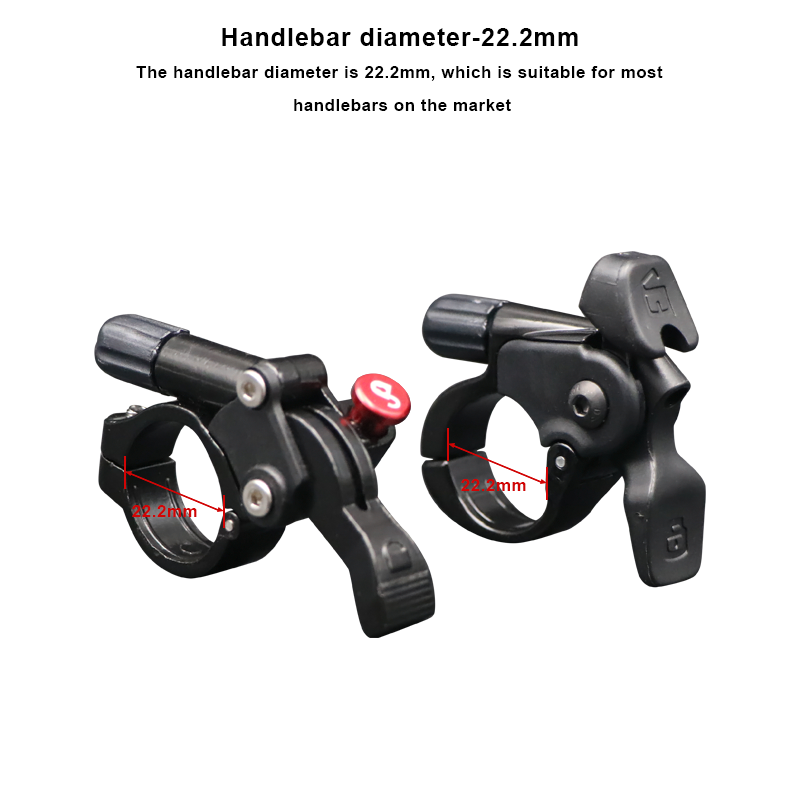 Fiets Vork Afstandsbediening Hendel Schakelaar Met Kabel Aluminium Lockout Knop Mtb Voorvork Draad Controller Schakelaar
