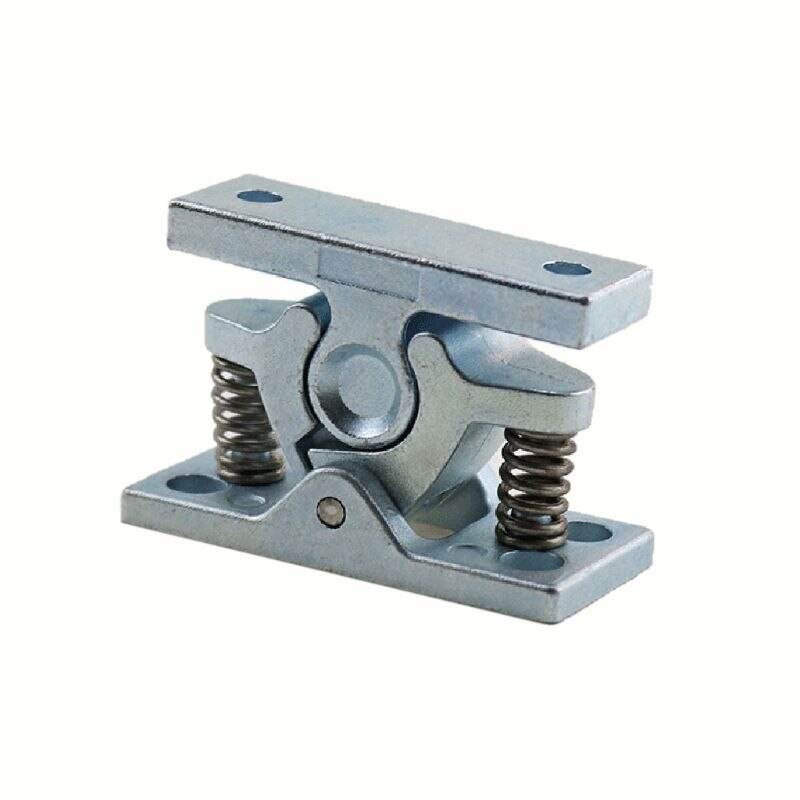 Deurstoppers met zinklegering, deurstopper met veer, aanraakvergrendeling voor caravans, campers, bootbeslag, deurclip