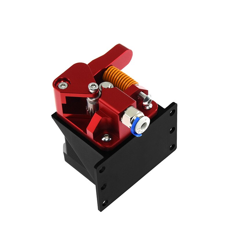 Cr10 Pro Aluminum Upgrade Dual Gear Extruder Kit for Cr10S Pro Reprap Prusa I3 1.75Mm Drive Feed Double Pulley Extruder