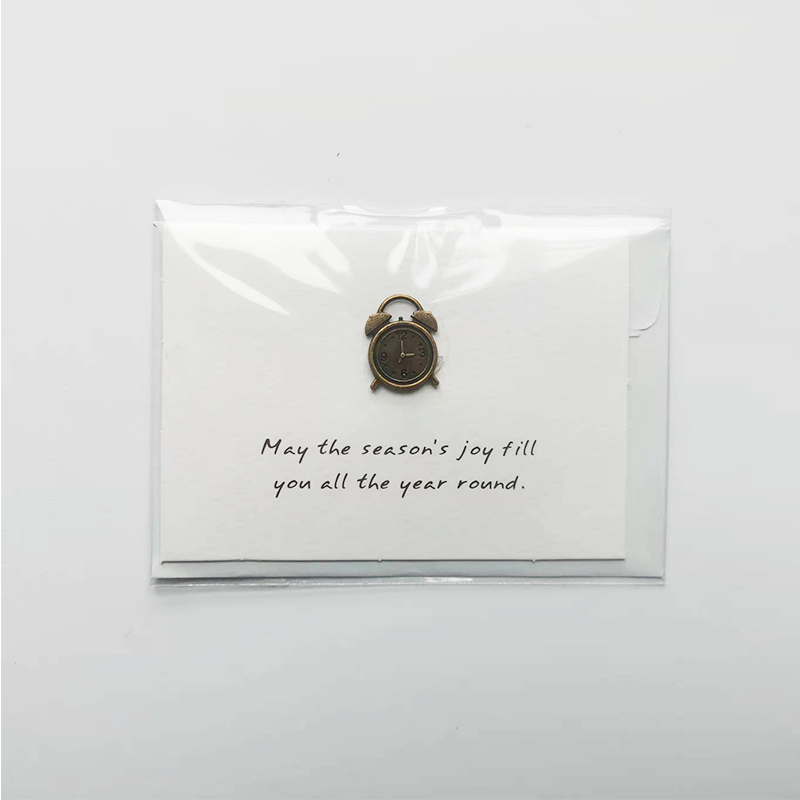 50Pack fold card with envelope greeting retro Metal Festival towers clover crown triumphal arch 8*6CM: i