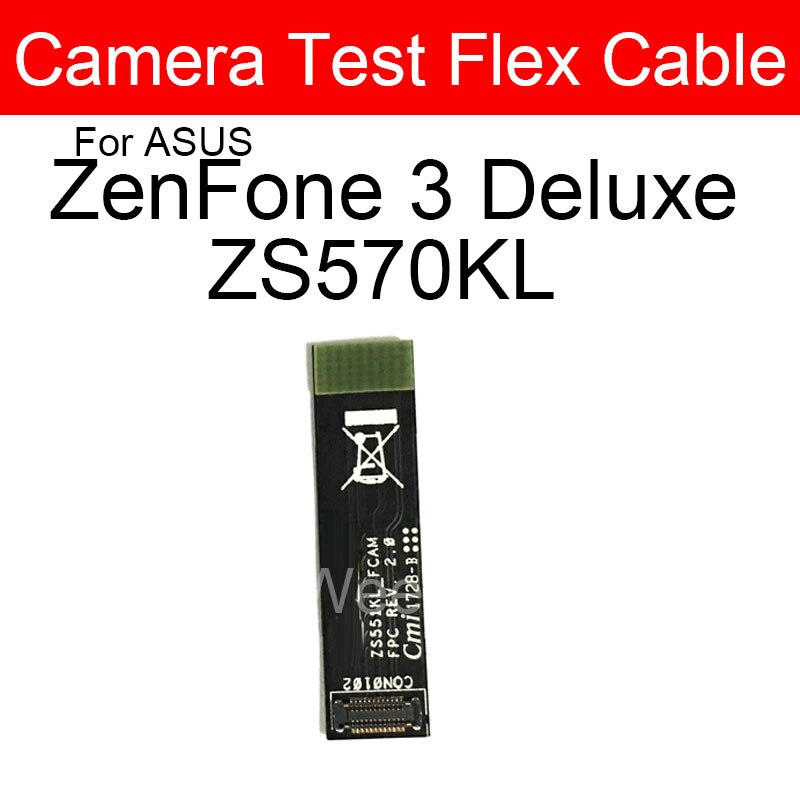 Hintere Hauptkamera für Asus ZenFone 3 Luxus ZS570KL groß zurück-Kamera Prüfung biegen Schleife Kabel Modul Ersatzteile: Prüfung biegen