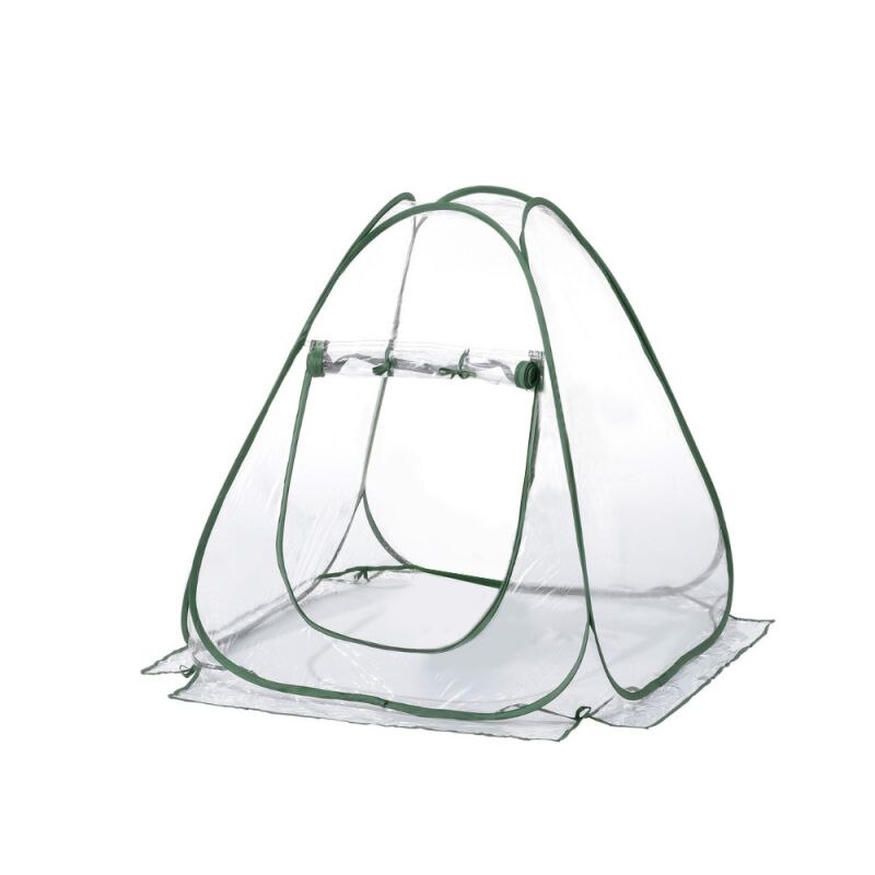 Collapsible Greenhouse Tent Portable Grow House Gardening Plant Cover Flower Shelter For Outdoor And Indoor Planting Strip Cage