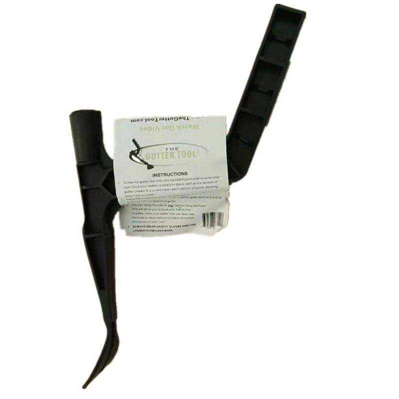 Strumenti per la pulizia della grondaia per uso domestico cortile esterno giardino tetto lavello gancio grondaie fosso del tetto immondizia pulizia cucchiaio pala