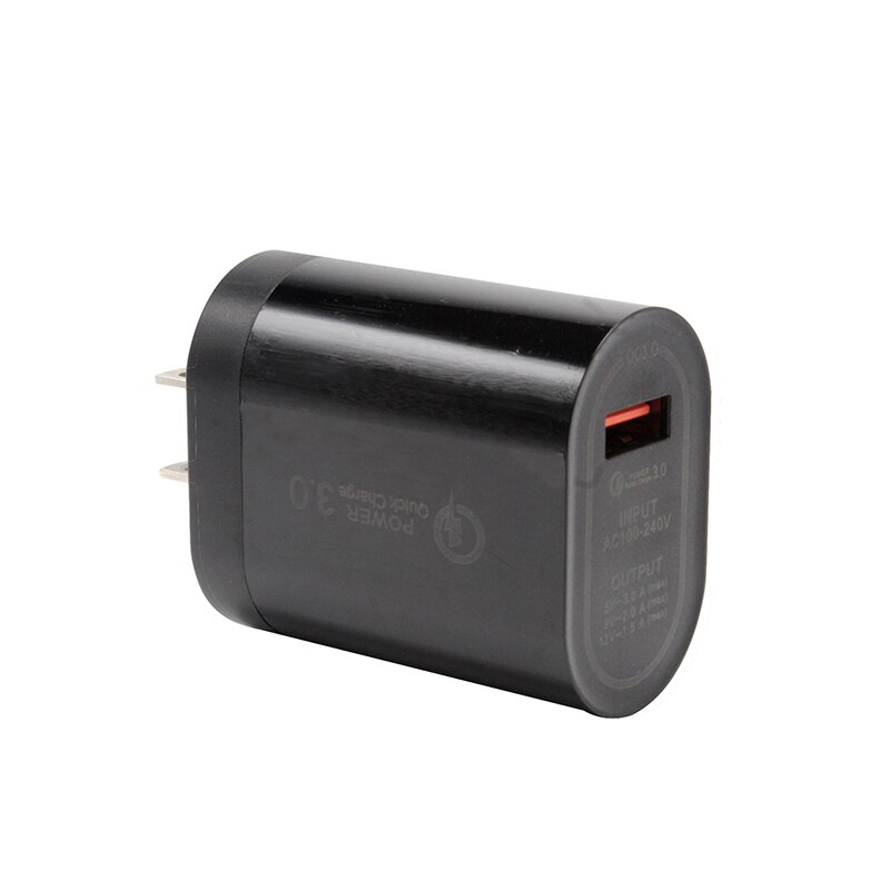 18 W Universal EU/US Plug USB Quick Charge Charger Tablet Portable QC3.0 Charger Wall Speed Charging Adapter For Phone Iphone12